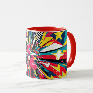 abstrakte Kaffee-Tasse Tasse
