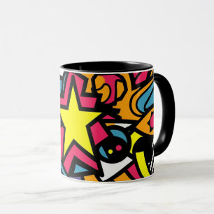 abstrakte Kaffee-Tasse Tasse