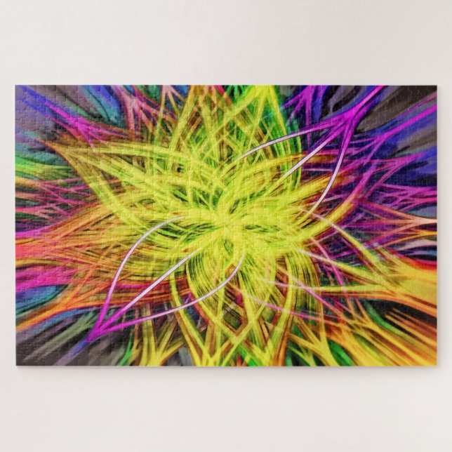 Abstrakte Kaleidoskop-Blume (Horizontal)