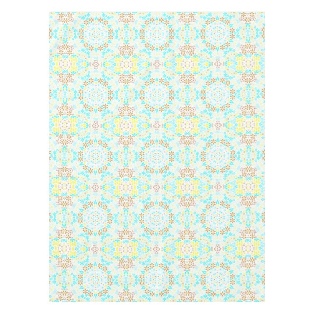 Abstrakte kaleidoskopische Blume Tischdecke (Vorderseite)