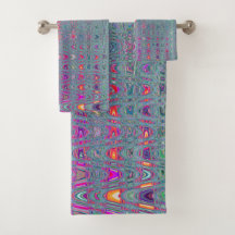 Abstrakte Kaleidoskopische Retro Boomerang Waves