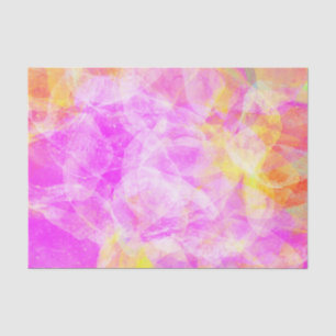 Abstrakte, kalte, rosa und gelbe seidenpapier