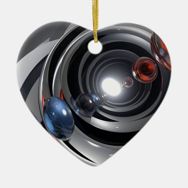 Abstrakte Kamerasysteme Keramikornament (Vorne)