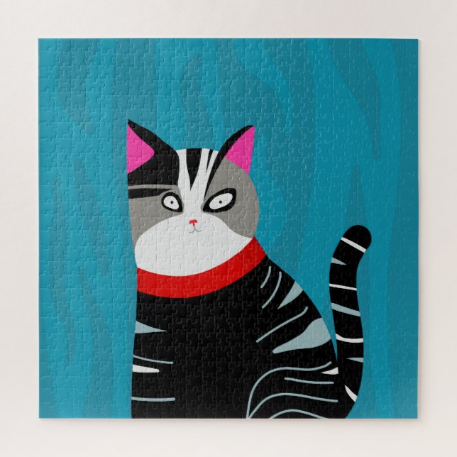 Abstrakte Katze (Vertikal)