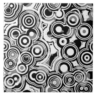 abstrakte Keramik Fliese