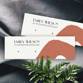 ABSTRAKTE KERAMIK TERRACOTTA STUD ERFAHRUNG ANZEIG MINI VISITENKARTE