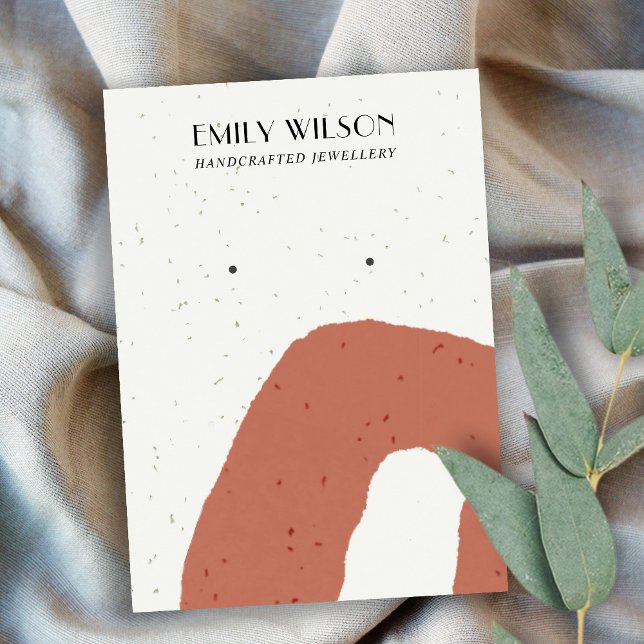 ABSTRAKTE KERAMIK TERRACOTTA STUD ERFAHRUNG ANZEIG VISITENKARTE (Von Creator hochgeladen)