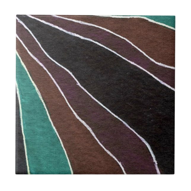 Abstrakte Keramik Tile Fliese (Vorderseite)