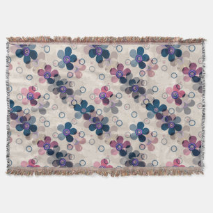 Abstrakte Kinder süße Cartoon-Blumen florale Retro Decke