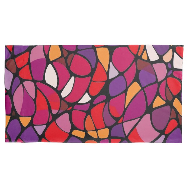 Abstrakte King Pair Pillowcases Kissenbezug (Vorderseite-Links)