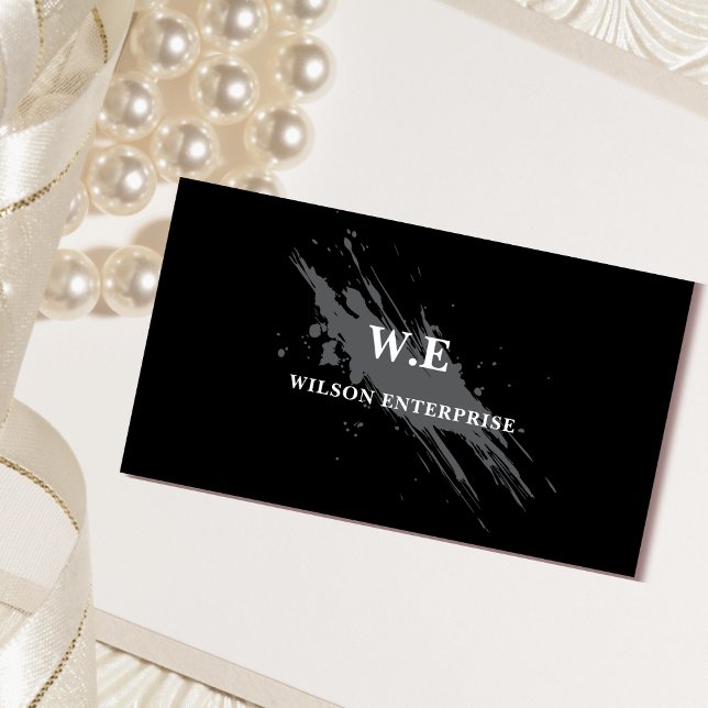 abstrakte KlassikBusiness Card Visitenkarte (Von Creator hochgeladen)