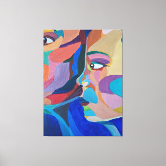 Abstrakte klassische Kunstform Leinwanddruck