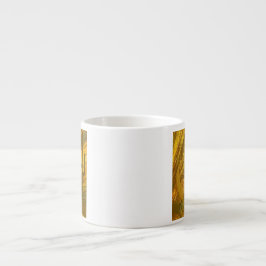 Abstrakte Kokopelli mit Mesa, Cactus & Sun Espressotasse