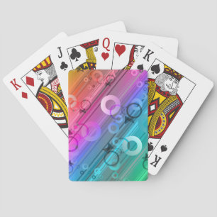 Abstrakte Komposition Spielkarten