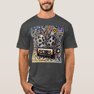 Abstrakte Komposition von klassischem Sound Gear J T-Shirt