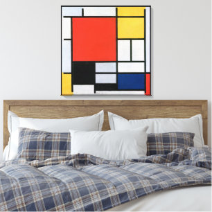 Abstrakte Komposition von Piet Mondrian Leinwanddruck