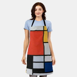 Abstrakte Komposition von Piet Mondrian Schürze