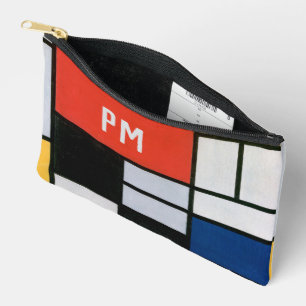 Abstrakte Komposition von Piet Mondrian Zubehörtasche