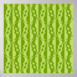 Abstrakte Kontrastmuster. Flat, einfaches Geom Poster