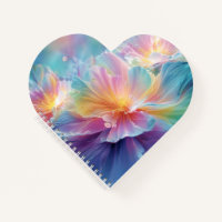 Abstrakte kosmische Blumenexplosion in Pastell