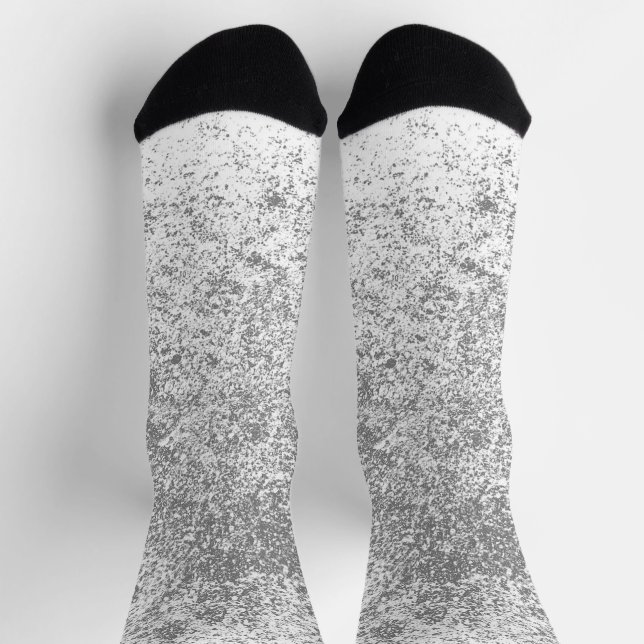 Abstrakte Kreidestruktur Socken (Oben)