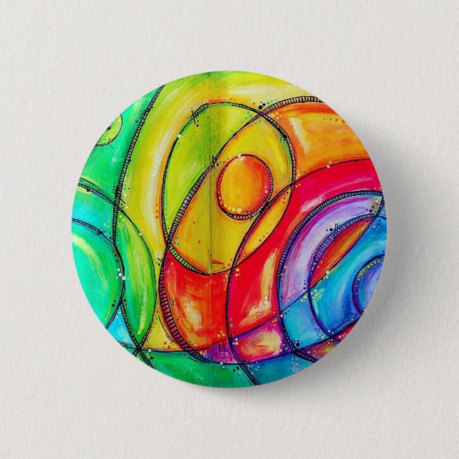 Abstrakte Kreise Button (Vorderseite)