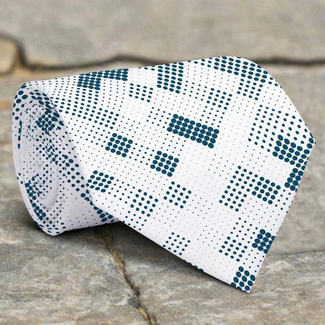 Abstrakte kreisminimale geometrische Punktform Krawatte (Von Creator hochgeladen)