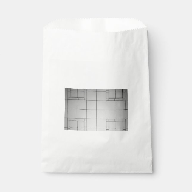 Abstrakte Kuben Geschenktütchen (Vorderseite)