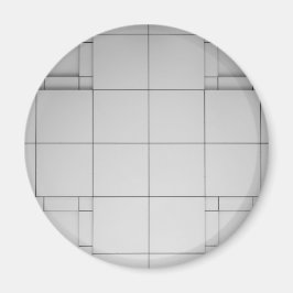 Abstrakte Kuben Magnet