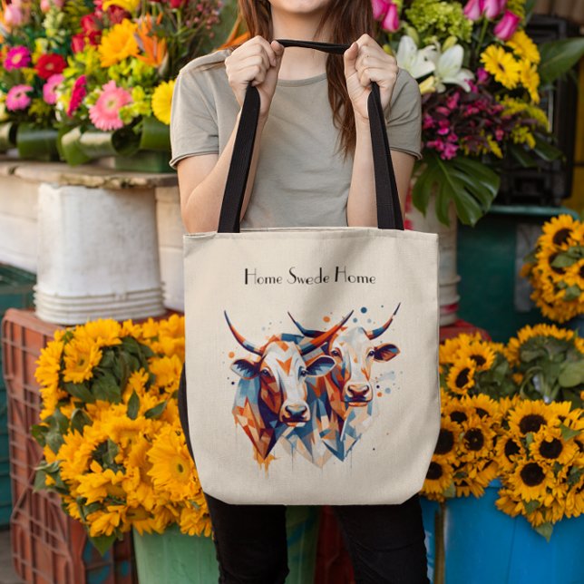 Abstrakte Kühe, anpassbar Tasche (Von Creator hochgeladen)