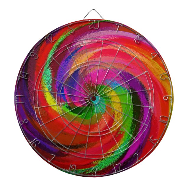 Abstrakte Kunst #29 Dartscheibe (vorne)