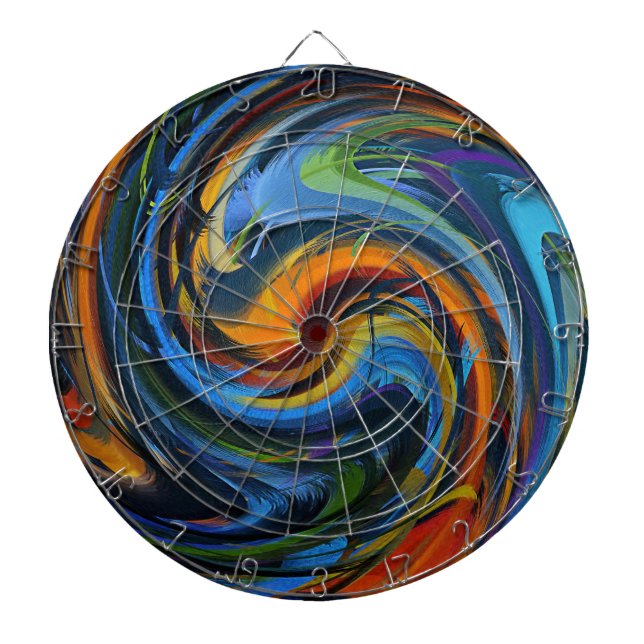 Abstrakte Kunst #31 Dartscheibe (vorne)