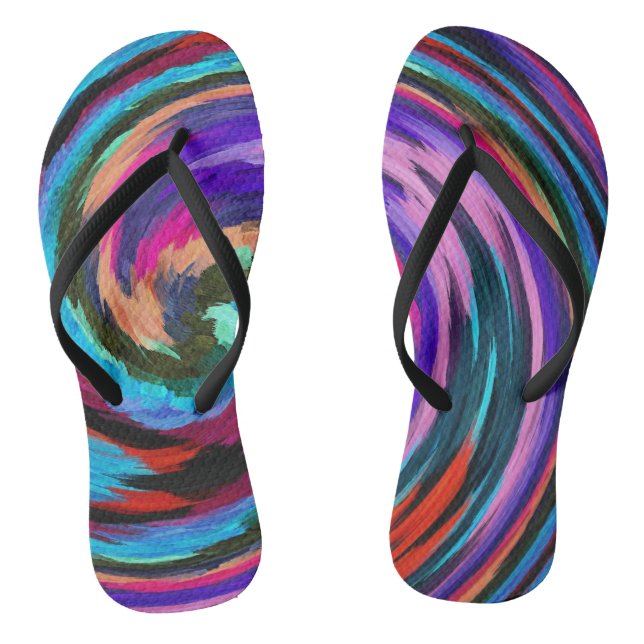Abstrakte Kunst #40 Flip Flops (Fußbett)