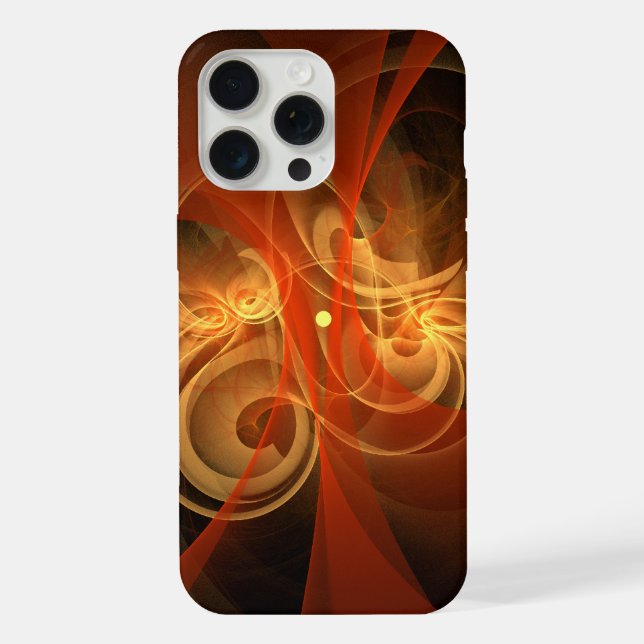 Abstrakte Kunst am Morgen iPhone 15 Pro Max Hülle (Rückseite)