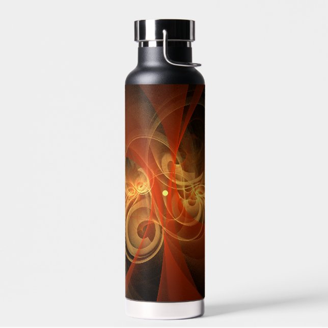 Abstrakte Kunst am Morgen Trinkflasche (Links)