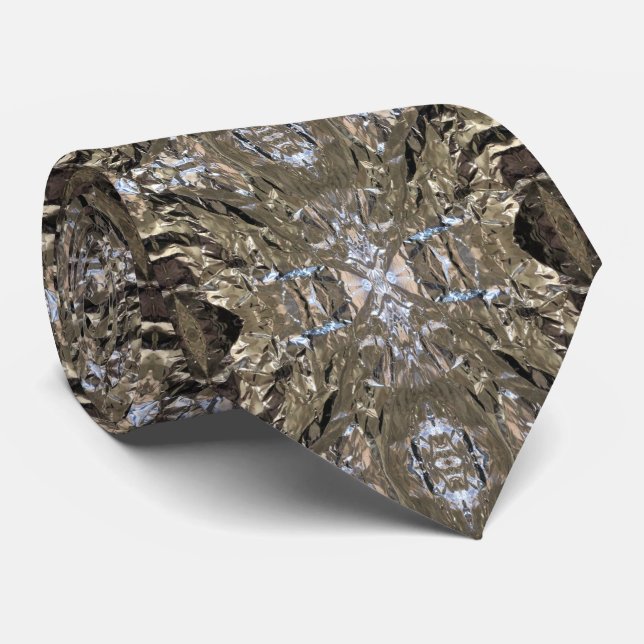 Abstrakte Kunst aus Aluminium Krawatte (Gerollt)