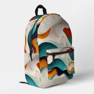 Abstrakte Kunst Bedruckter Rucksack