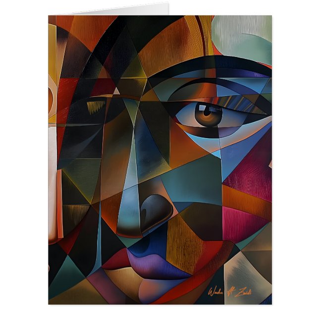 Abstrakte Kunst bunt (Vorderseite)