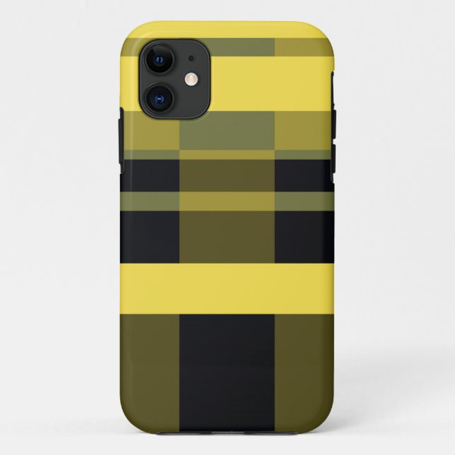 Abstrakte Kunst bunt Muster iPhone Case (Rückseite)