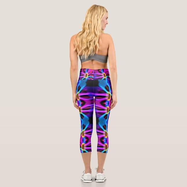 Abstrakte Kunst Capri Leggings (Rückseite)