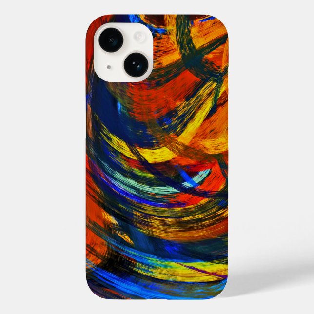 Abstrakte Kunst Case-Mate iPhone 14 Hülle (Rückseite)
