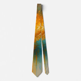 Abstrakte Kunst "Color Burst" Krawatte