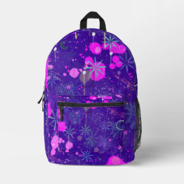 Abstrakte Kunst: der kreative Geist Bedruckter Rucksack