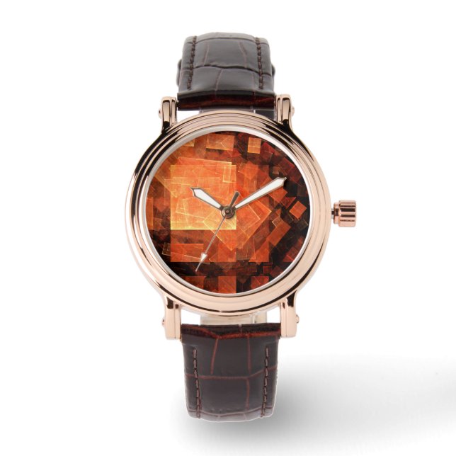 Abstrakte Kunst des Fensterlichts Armbanduhr (Vorderseite)
