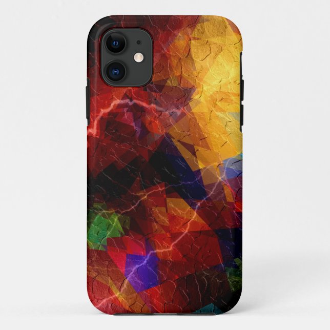 Abstrakte Kunst des Kubismus | Modernes geometrisc Case-Mate iPhone Hülle (Rückseite)