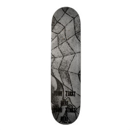 abstrakte Kunst des Zickzack Skateboard