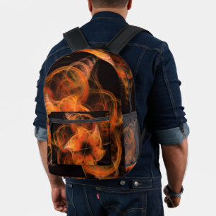 Abstrakte Kunst, Dichtung und Musik Bedruckter Rucksack
