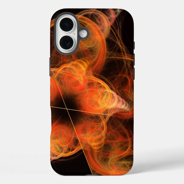 Abstrakte Kunst, Dichtung und Musik iPhone 16 Plus Hülle (Rückseite)