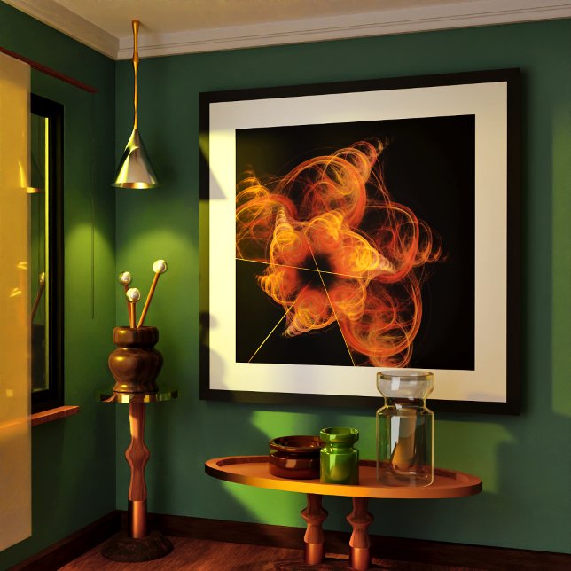 Abstrakte Kunst, Dichtung und Musik Poster (Lightworks Abstract Art Poster)