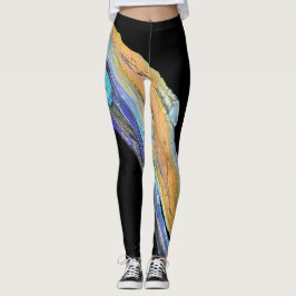 abstrakte Kunst, die auf Ihre Leggings übertragen 